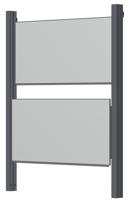 Pylonentafel mit 3 Flächen