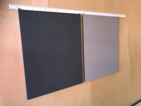 Anhängetafeln B2 - grau/Bulletin-Board
