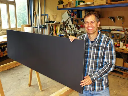 Kreidetafel mit ABS-Kanten