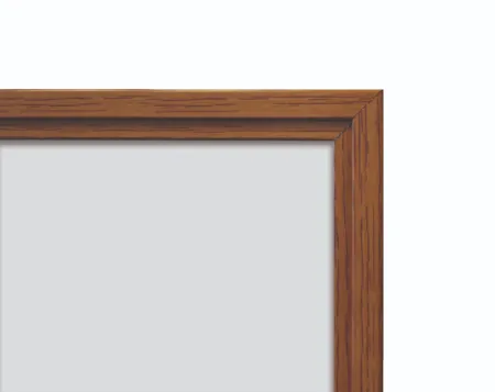 Kreidetafel Eichenholz-Optik